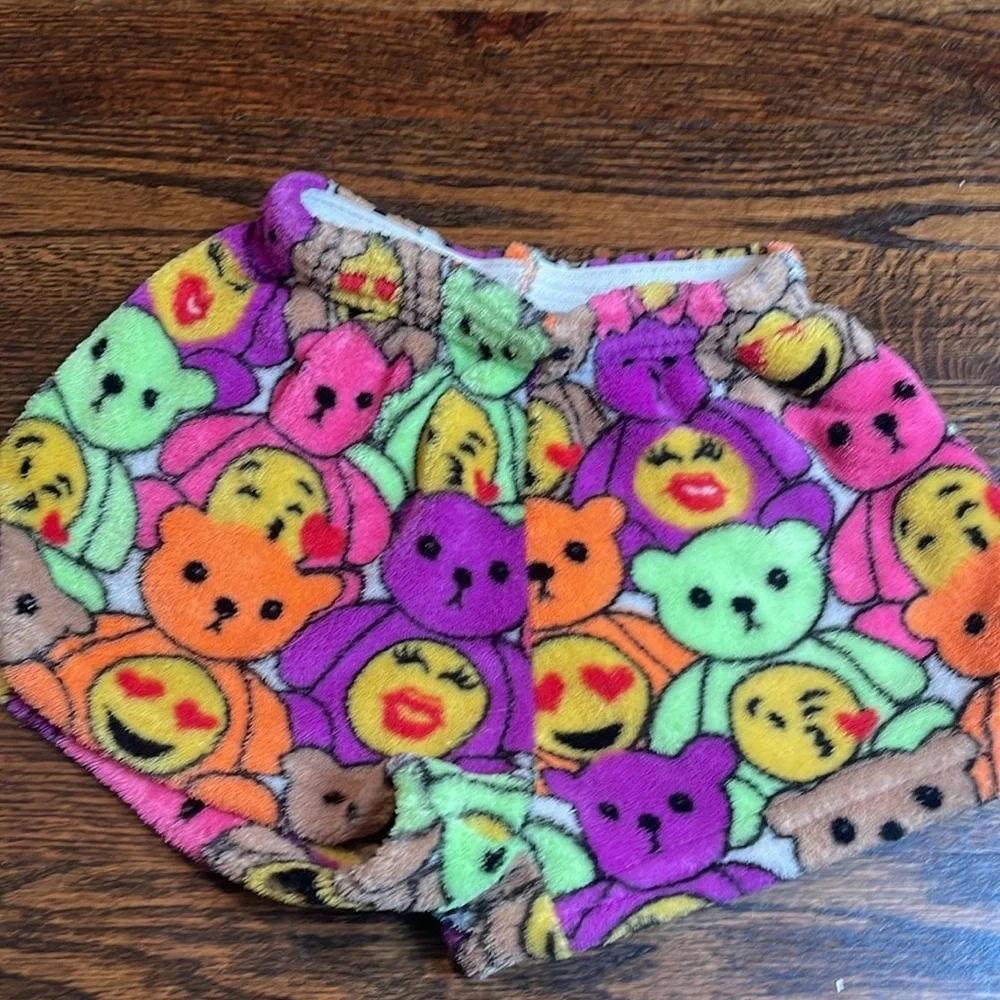 Fuzzy pants And shorts.  Size 4/5